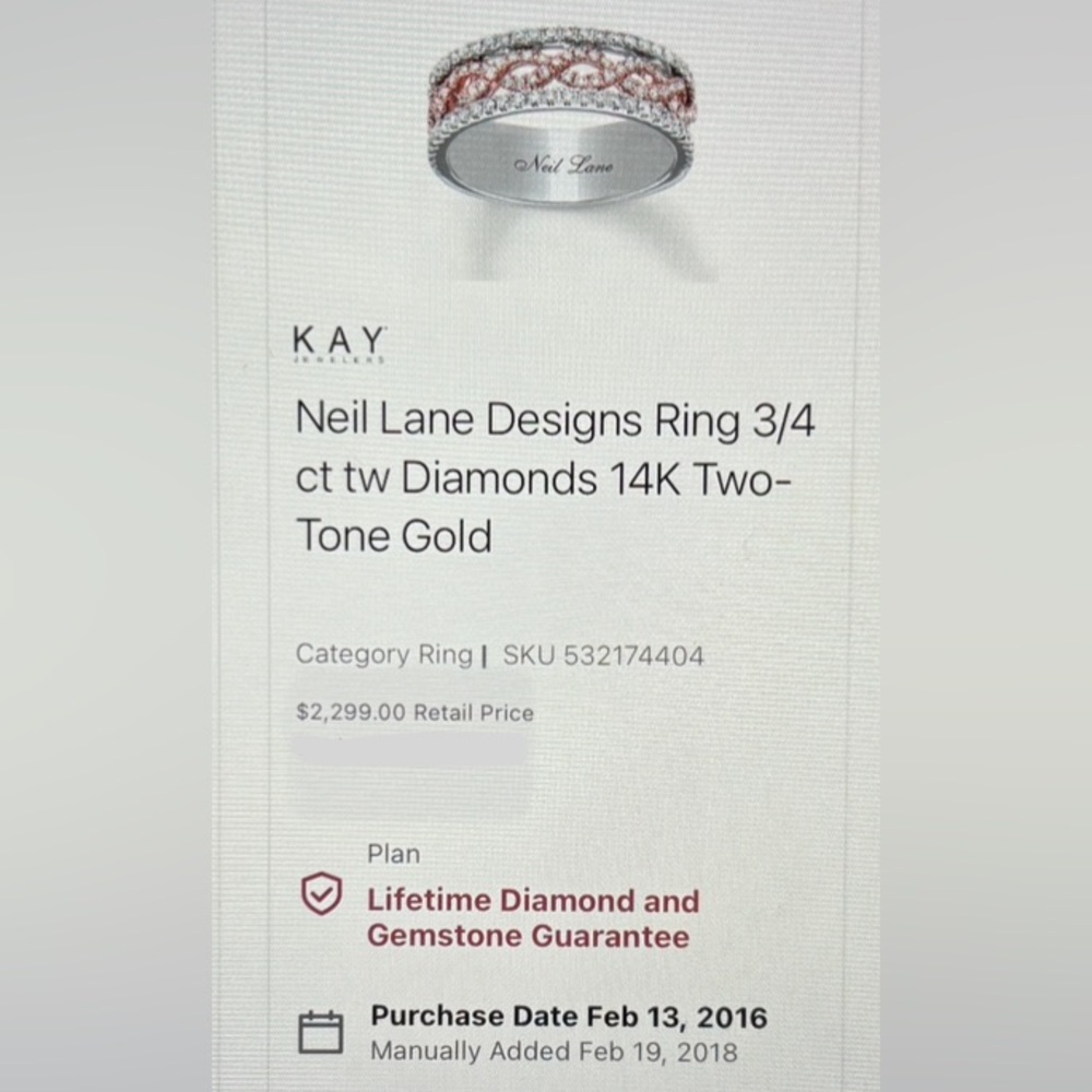 Neil Lane designs two-toned gold ring from Kay Jewelers - Picture 4 of 5